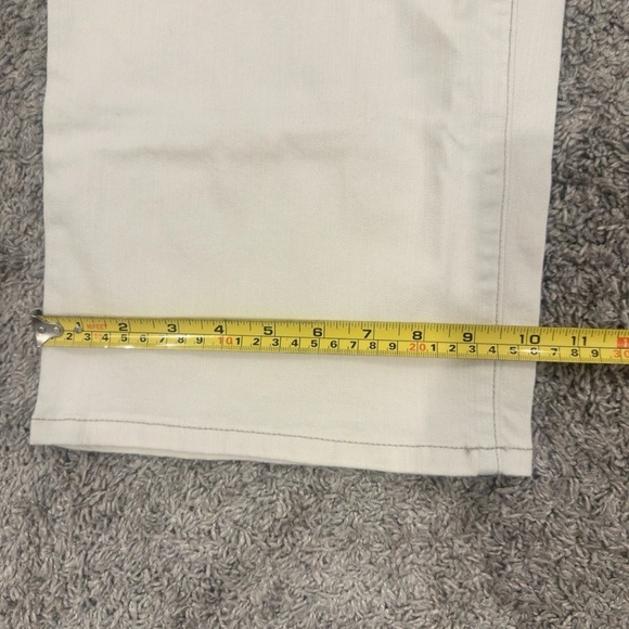 Jessica Simpson Cream Wide Leg Pants | Women’s Size 6 | Cropped Dress Trousers - Picture 8 of 9